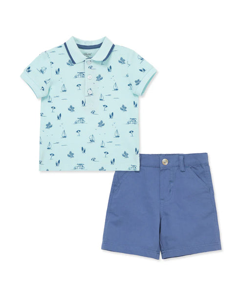 Beach Polo Short Set (12M-4T)