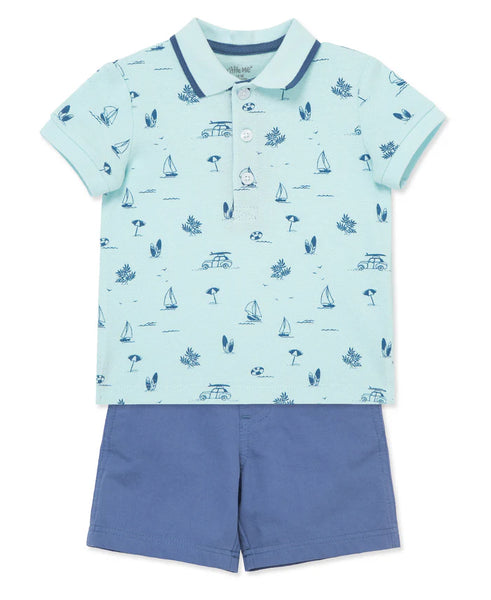 Beach Polo Short Set (12M-4T)