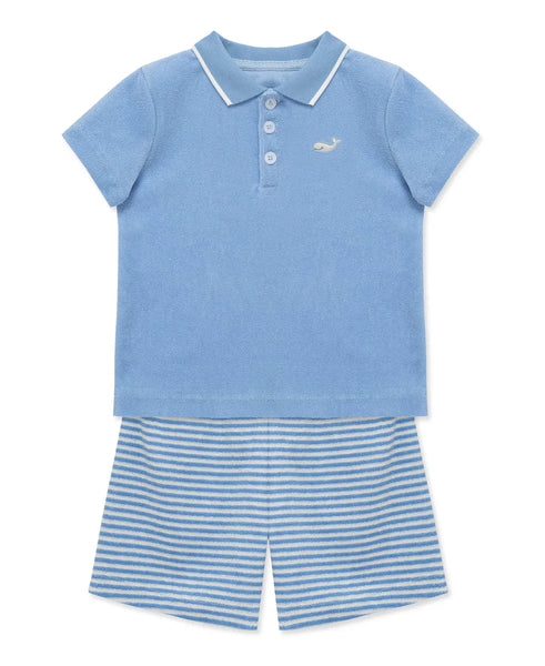 Whale Terry Short Set 17483