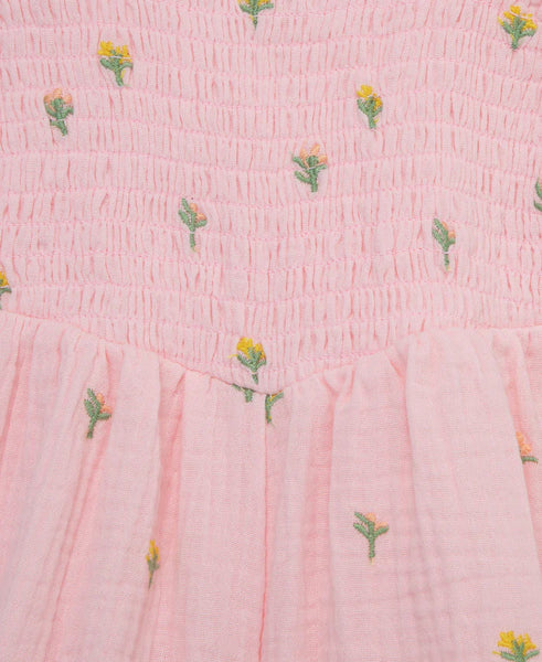 Floral Sciffli Woven Romper & Headband (12M-4T) 16066