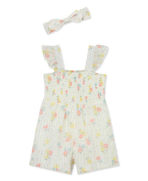 Daisy Woven Romper & Headband (12M-4T) 16069