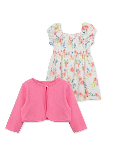 Rose Knit Dress Set (12M-4T) 15837