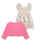 Rose Knit Dress Set (12M-4T) 15837