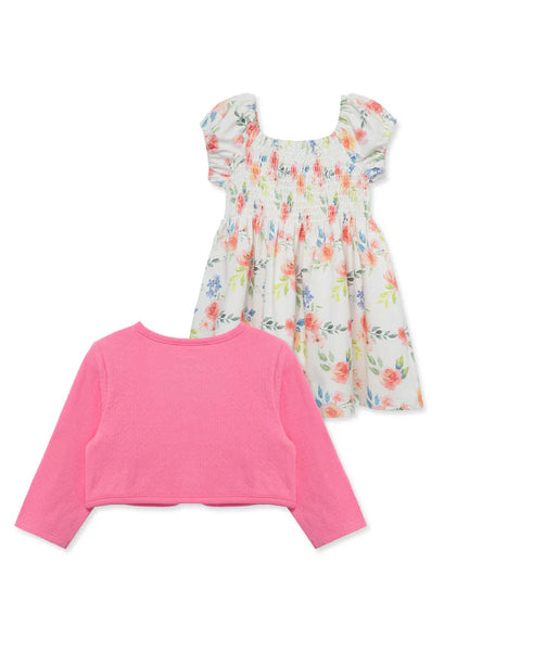 Rose Knit Dress Set (12M-4T) 15837