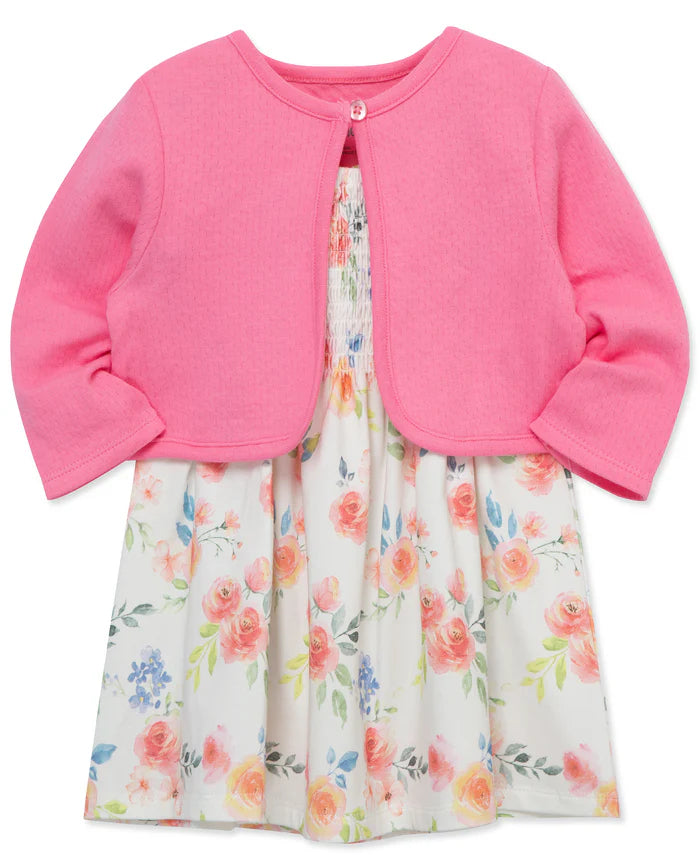 Rose Knit Dress Set (12M-4T) 15837