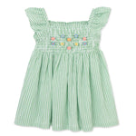 Green Embroidered Sundress (12M-4T) 16055