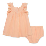 Peach Sundress with Panty (12M-4T) 16057