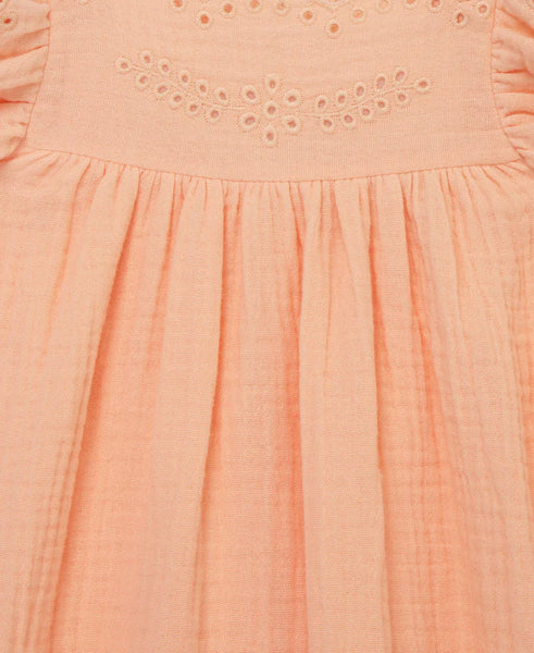 Peach Sundress with Panty (12M-4T) 16057