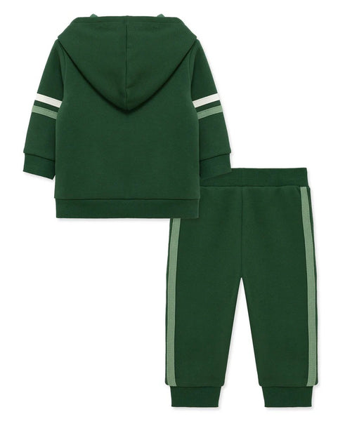 Green Sweatshirt Toddler Hoodie Set 25-16656