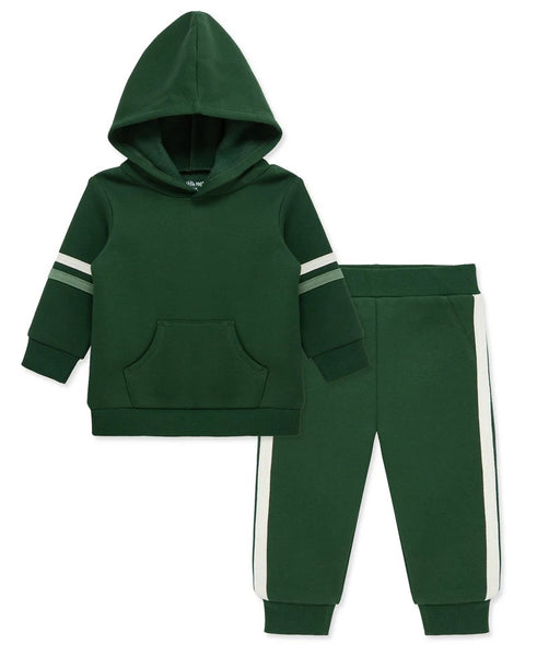 Green Sweatshirt Toddler Hoodie Set 25-16656
