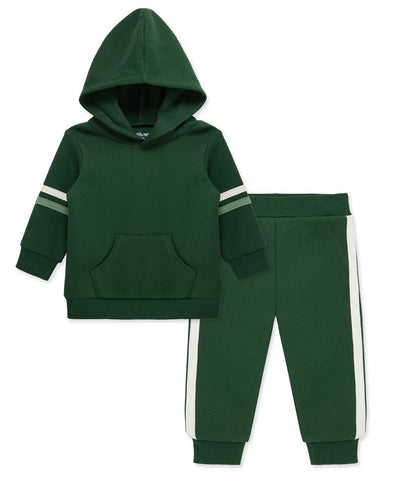 Green Sweatshirt Toddler Hoodie Set 25-16656