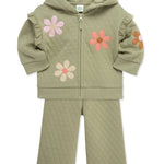 LITTLE  ME Flower Hoodie Set 25-16778