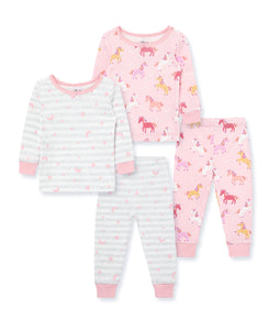 Unicorn 4-Piece Toddler Pajama Set (2T-4T) 613462