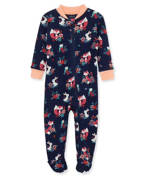 Fox Cotton Zip Front Infant Pajama (12M-24M)