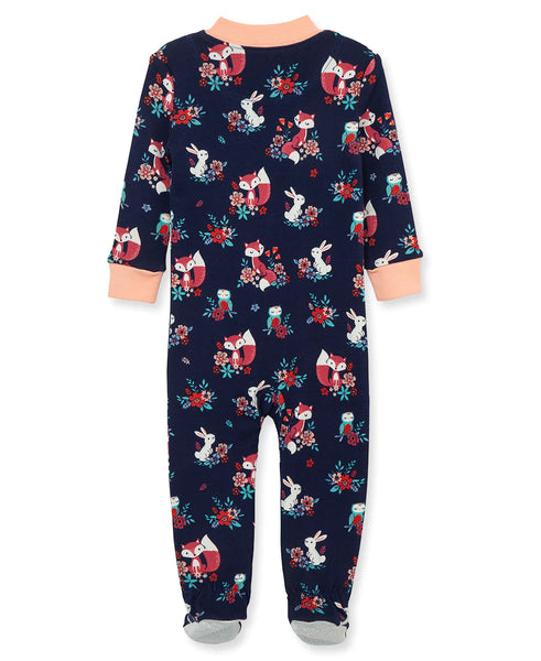 Fox Cotton Zip Front Infant Pajama (12M-24M)