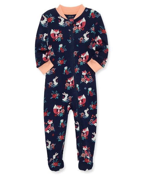 Fox Cotton Zip Front Infant Pajama (12M-24M)