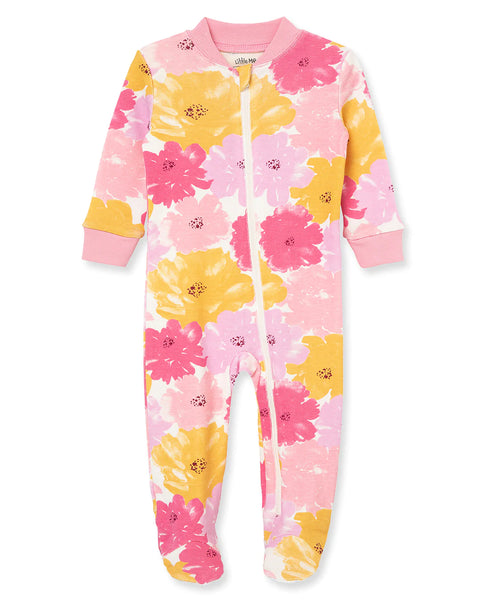 Floral Cotton Zip Front Infant Pajama (12M-24M) 613465