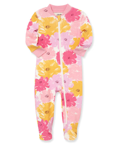 Floral Cotton Zip Front Infant Pajama (12M-24M) 613465