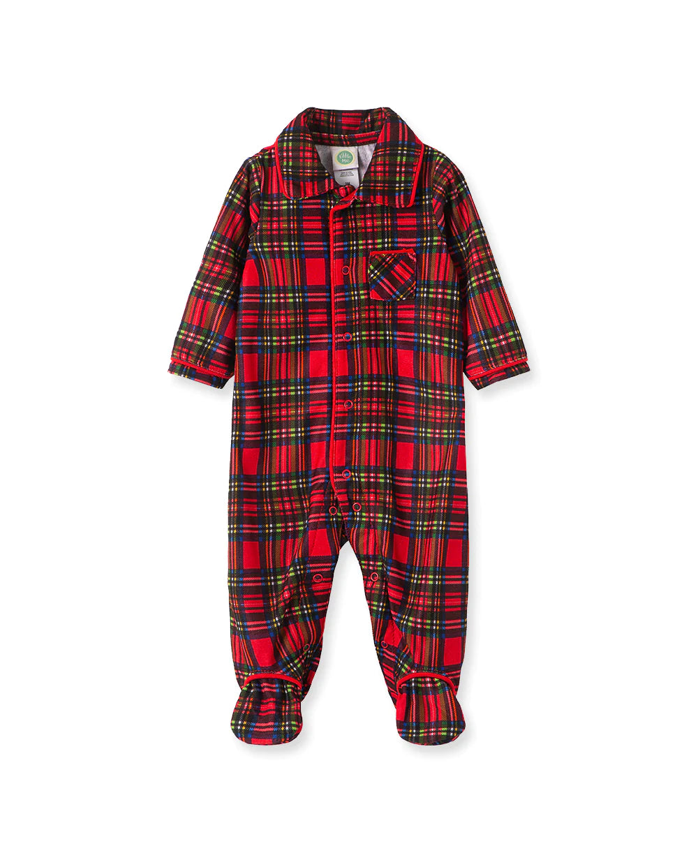 Boys Plaid Footie Pajama 613497