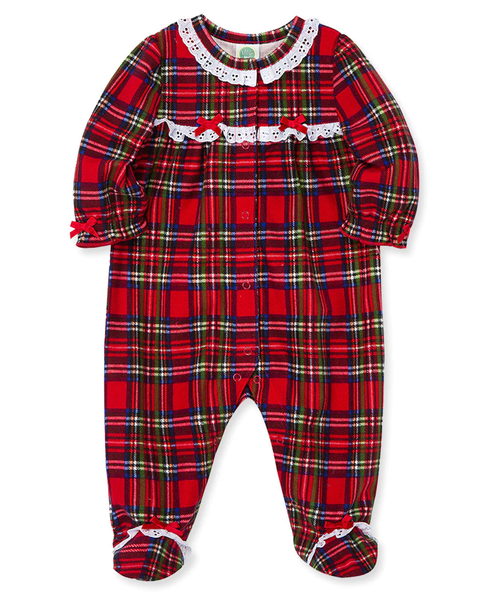 Girls Plaid Footie Pajama 613498