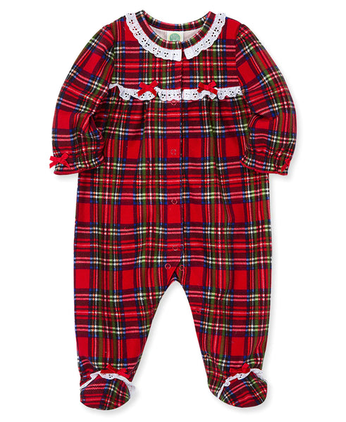Girls Plaid Footie Pajama 613498