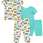 Construction 4-Piece Pajama Set (12M-4T)615565