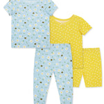 Daisy 4-Piece Pajama Set (12M-4T)