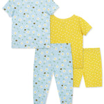 Daisy 4-Piece Pajama Set (12M-4T)