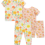 Floral 4-Piece Pajama Set (12M-4T) 615576