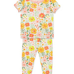 Floral 4-Piece Pajama Set (12M-4T) 615576