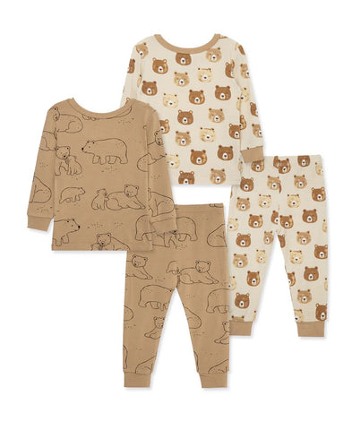 Bear 4-Piece Toddler Pajama Set 25-616282