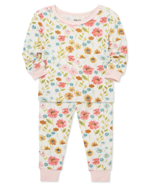 Floral 4-Piece Toddler Pajama Set 25-616287