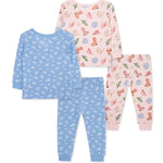 Cowgirl 4-Piece Toddler Pajama Set 25-616289