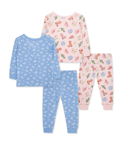 Cowgirl 4-Piece Toddler Pajama Set 25-616289