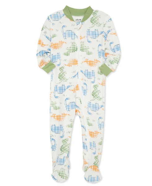 Dino Zip Front Footie Pajama 25-616293