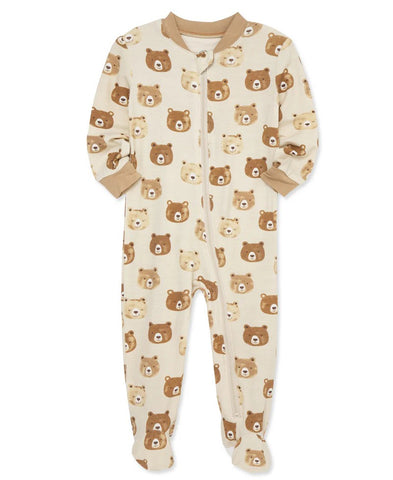 Bear Zip Front Footie Pajama 25-616294