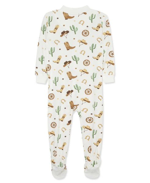 Cowboy Zip Front Footie Pajama 25-616296