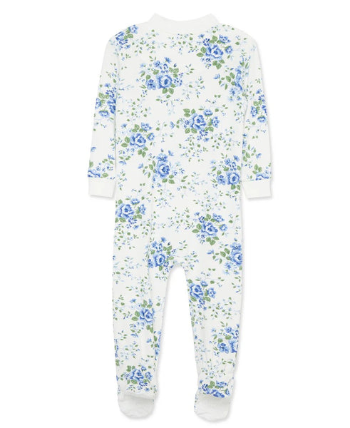 Toile Zip Front Footie Pajama 25-616300