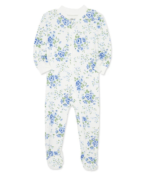 Toile Zip Front Footie Pajama 25-616300