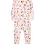 Cowgirl Zip Front Footie Pajama 25-616301