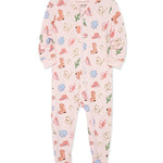 Cowgirl Zip Front Footie Pajama 25-616301