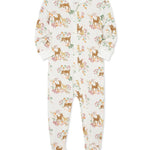Woodland Zip Front Footie Pajama 25-616304