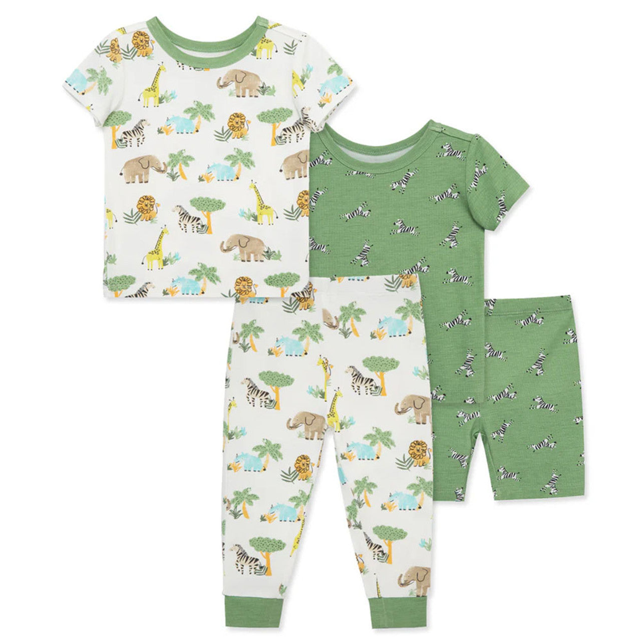 Toddler Boys' Little Me Safari 4PC PJ Set 615562