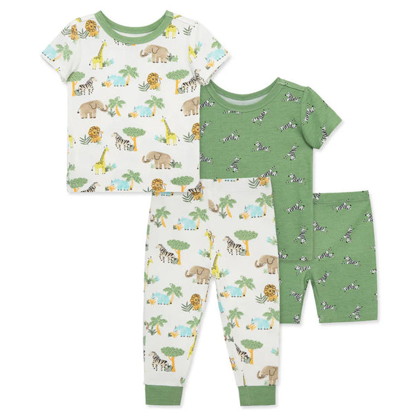 Toddler Boys' Little Me Safari 4PC PJ Set 615562