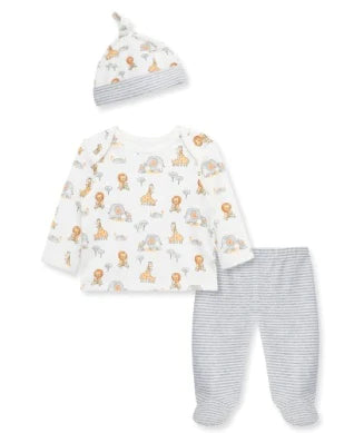 Little Me - Safari 2 Piece Set w/ Hat 13507