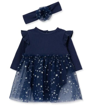 Little Me - Midnight Blue Tutu Popover 813457