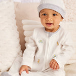 Safari 2-Way-Zip Footed One-Piece & Hat 15470