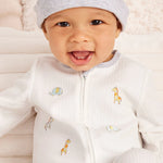 Safari 2-Way-Zip Footed One-Piece & Hat 15470