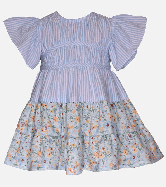 Georgie Mixed Print Dress 12230