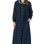 Black Watch Peterpan Flannel Gown Plus 5616839-973